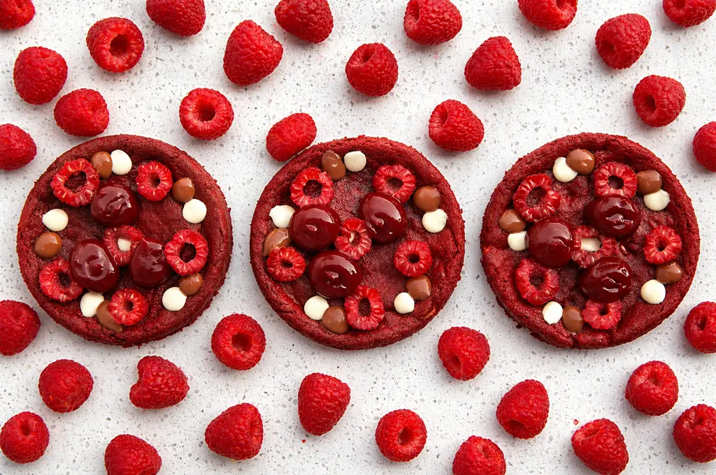 Cookie Red Velvet Confit framboise