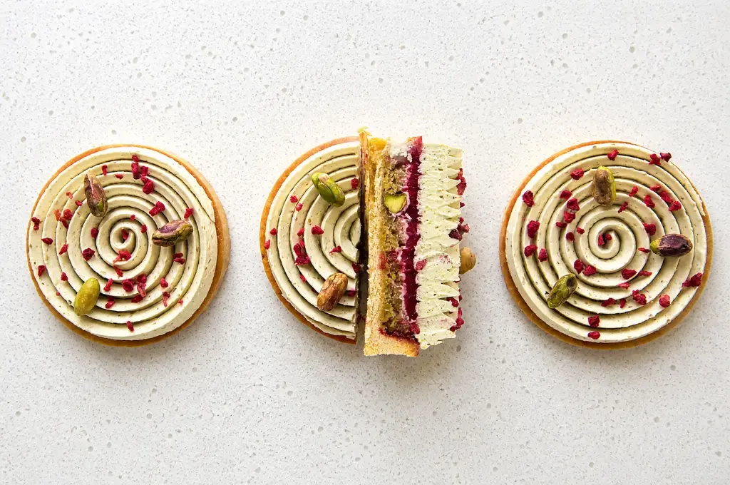 Tartelette Pistache Framboise 