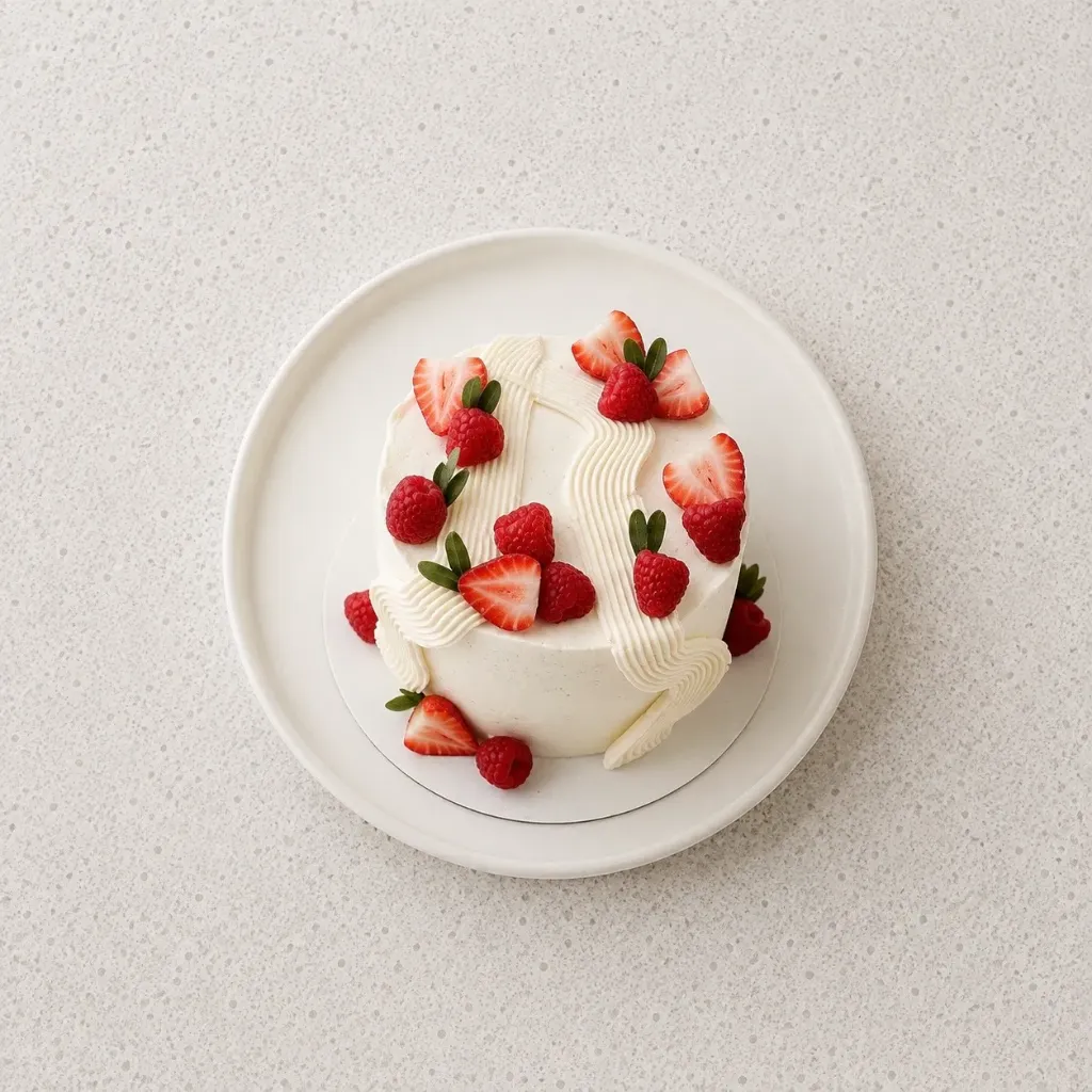 Gâteau fraises & framboises