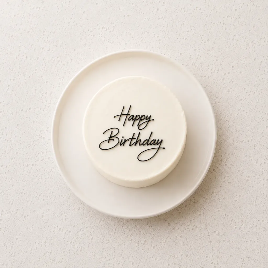 Gâteau "Happy Birthday" classique