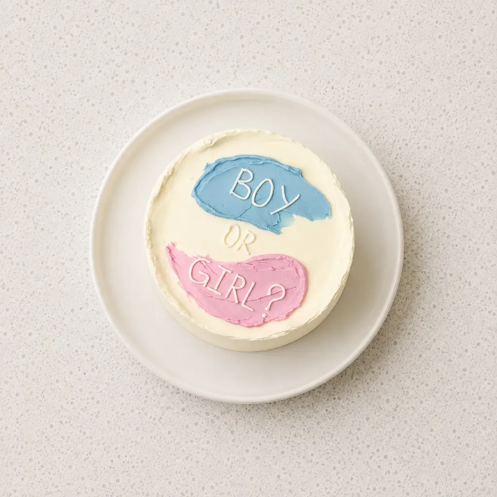 Gâteau "Gender Reveal"