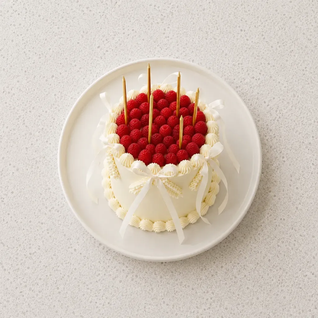 Gâteau aux framboises