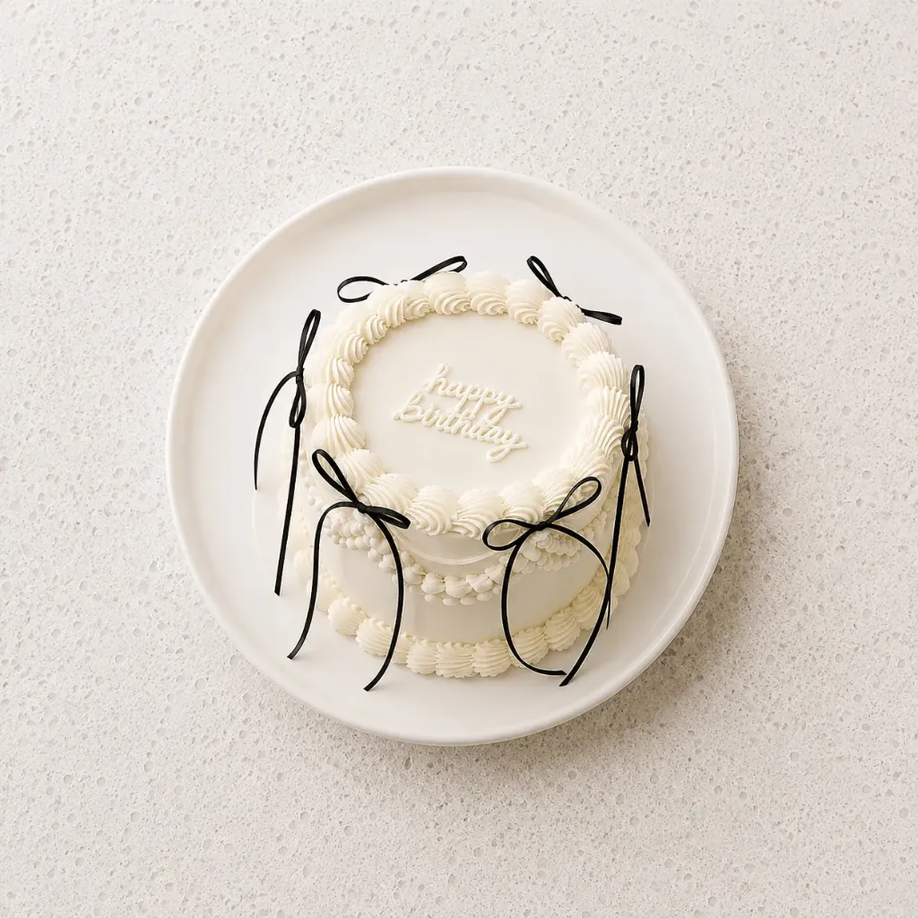 Gâteau "happy birthday" a/ noeuds