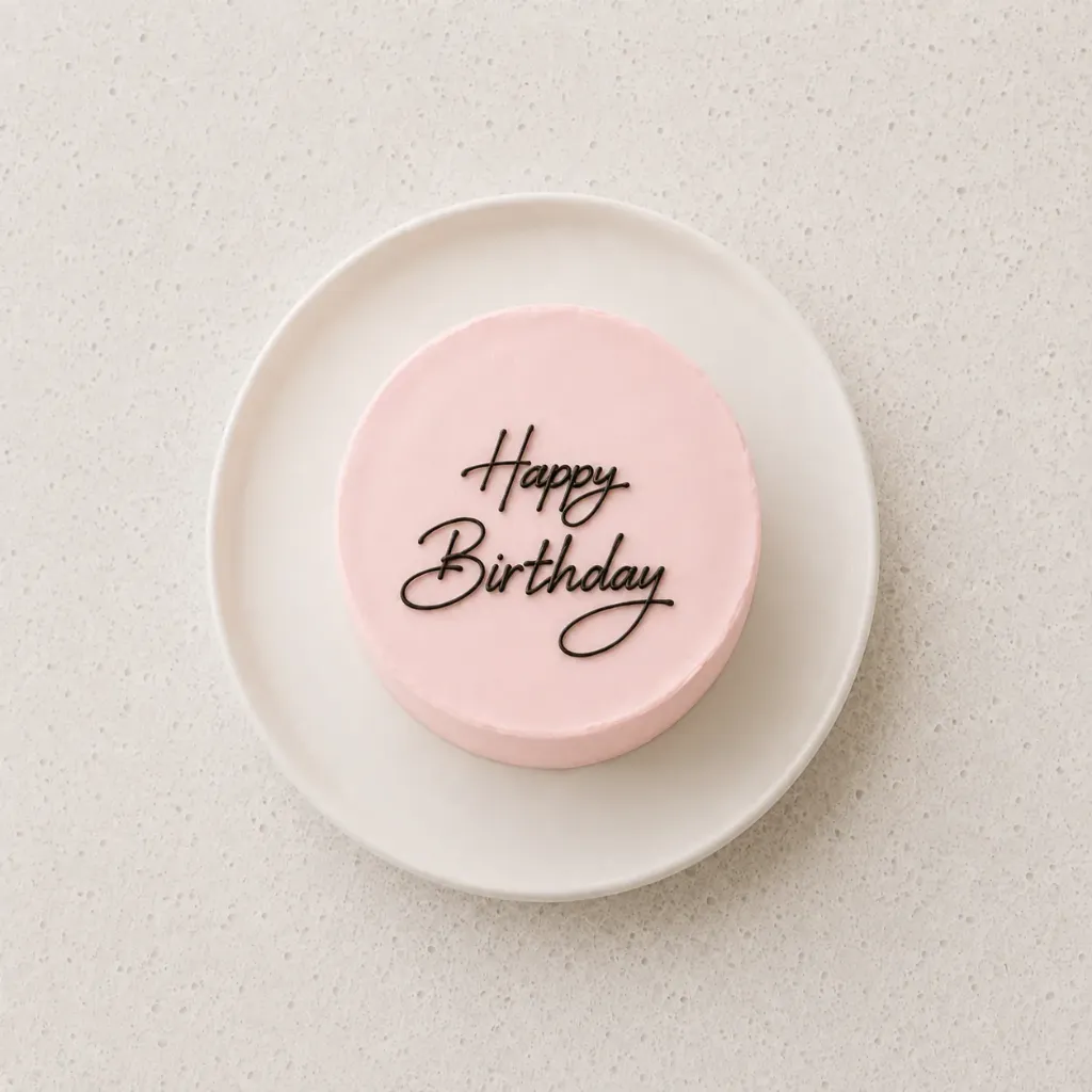 Gâteau "Happy Birthday" classique