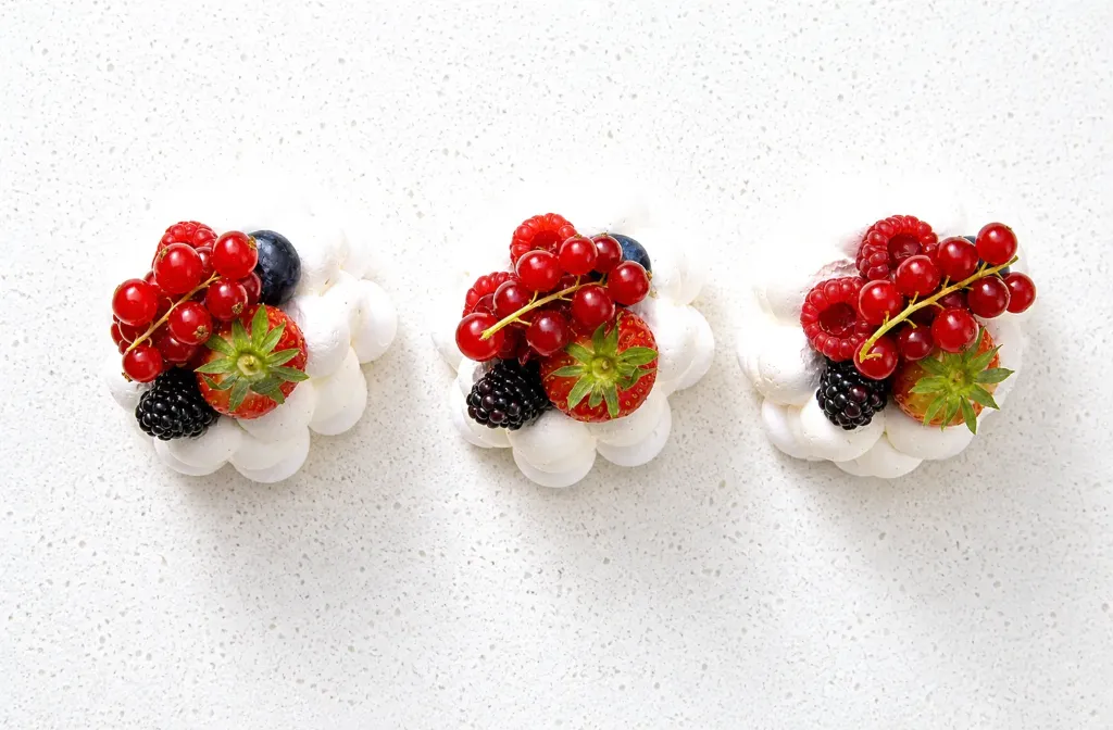 Pavlova fruits rouges 