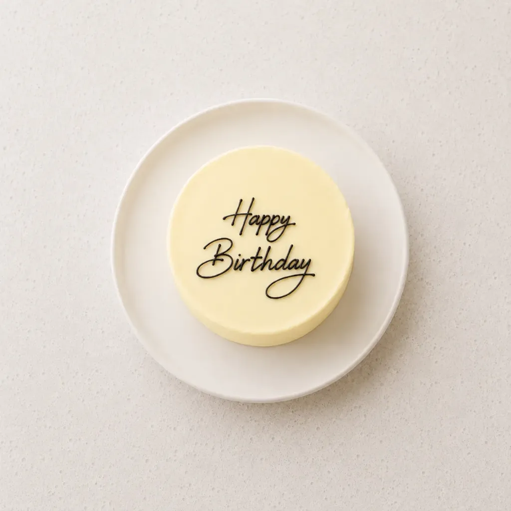 Classic "Happy Birthday" Cake
