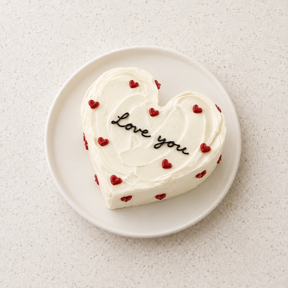 Love Heart Cake