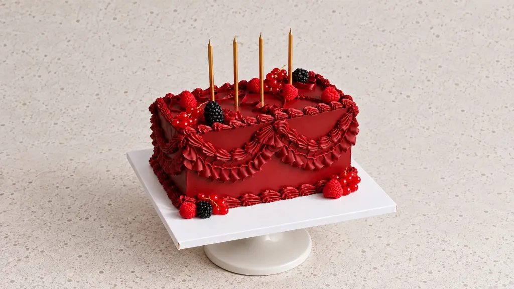 Gâteau fraises & framboises
