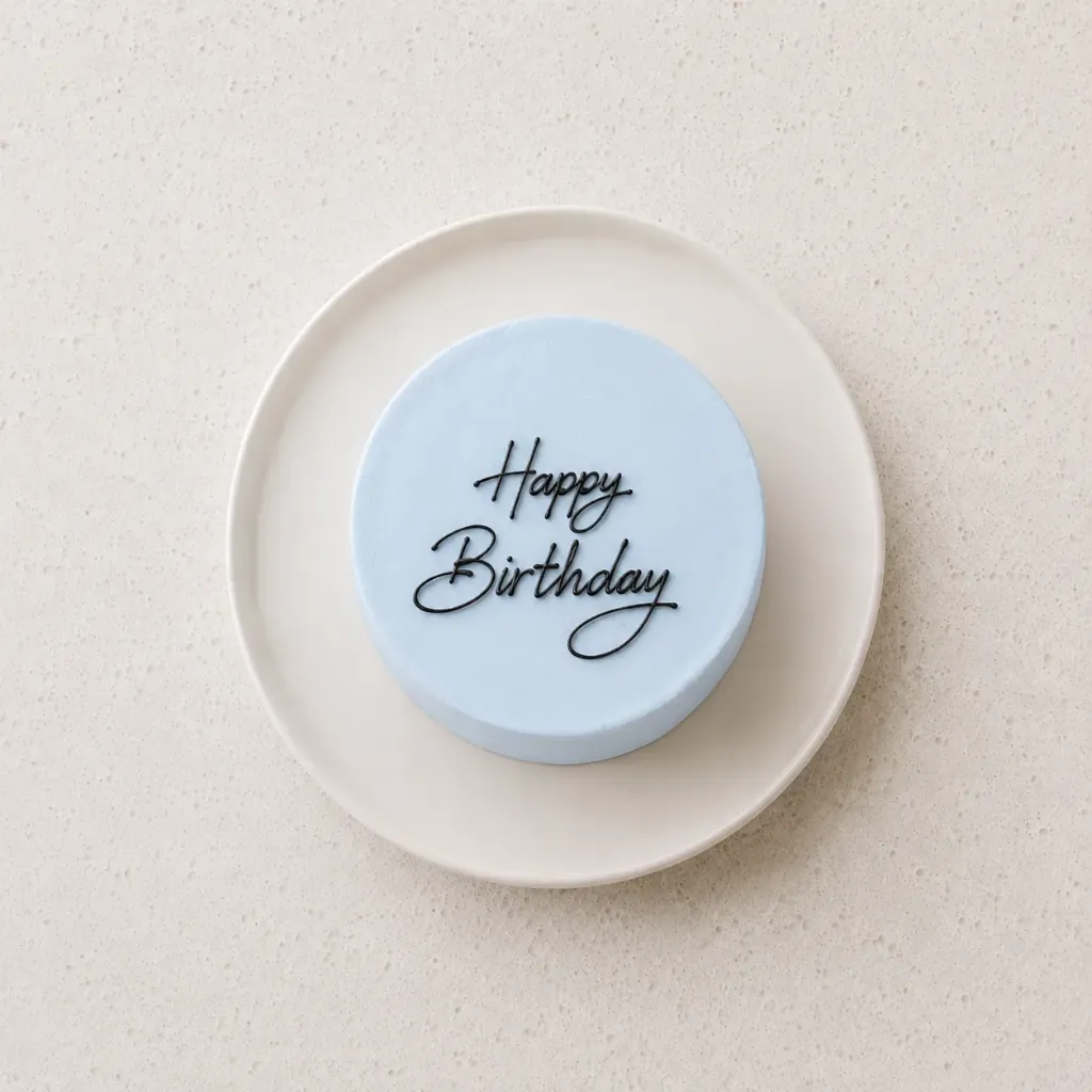 Gâteau "Happy Birthday" classique