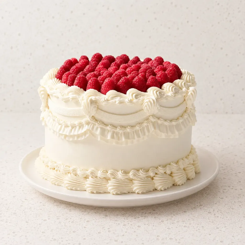 Gâteau aux framboises