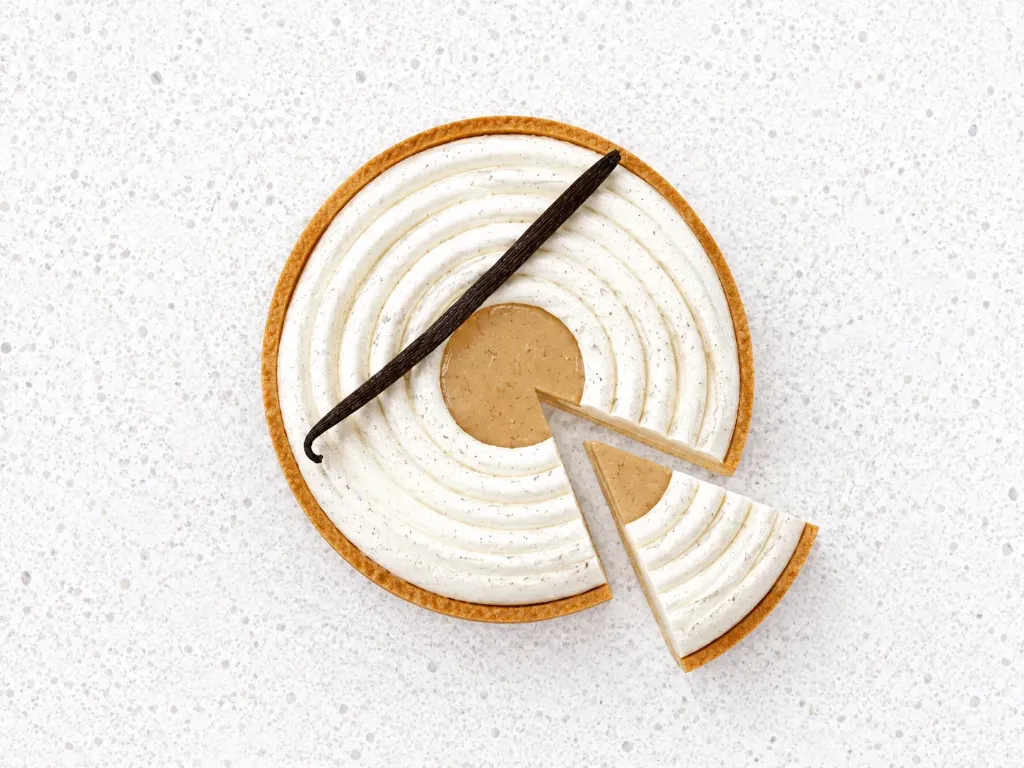 Tarte Vanille Amande (4 parts)