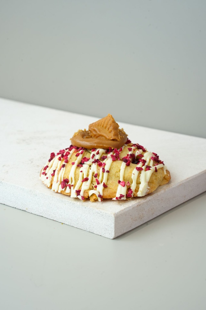 [C14] Cookie Spéculoos Framboise