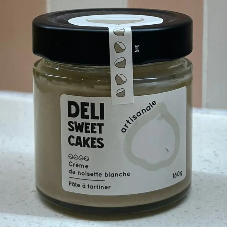 [PTN100] Pâte à tartiner - Crème de noisette blanche - 180g