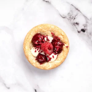 Cookie framboise chocolat blanc